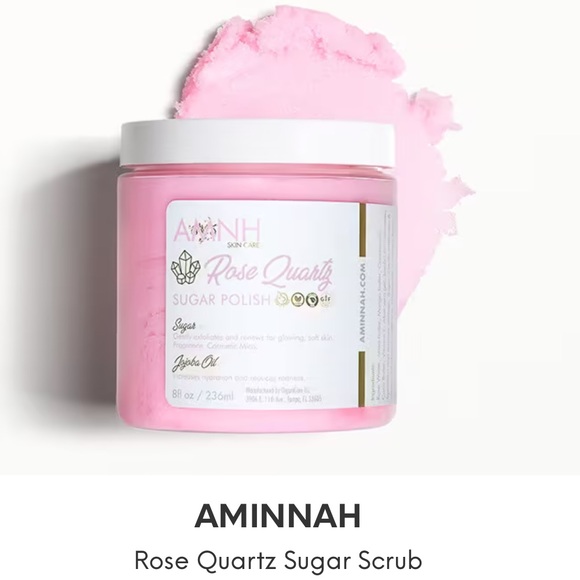 AMINNAH - Rose Quartz Sugar Scrub - Picture 6 of 6